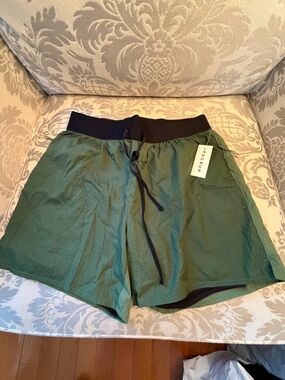 NWT PacSun RC Outdoor Supply Men’s 2in1 Lined Trail Shorts Green Size S MSRP $85